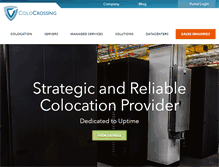 Tablet Screenshot of colocrossing.com